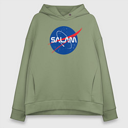 Толстовка оверсайз женская SALAM, цвет: авокадо