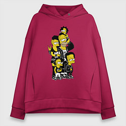 Женское худи оверсайз Simpsons not dead! Motto