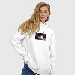 Толстовка оверсайз женская Friends Game Tomodachi, цвет: белый — фото 2