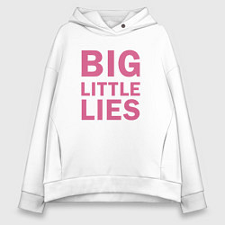 Толстовка оверсайз женская Big Little Lies logo, цвет: белый