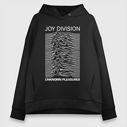 Толстовка оверсайз женская Joy Division, цвет: черный
