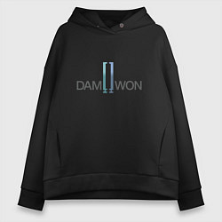 Толстовка оверсайз женская DAMWON Gaming, цвет: черный