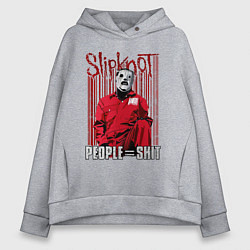 Толстовка оверсайз женская Slipknot Corey, цвет: меланж