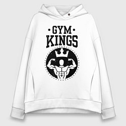 Толстовка оверсайз женская Gym kings, цвет: белый