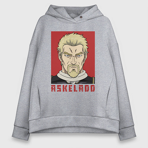 Женское худи оверсайз Аскеладд / Меланж – фото 1