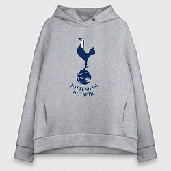 Толстовка оверсайз женская Tottenham Hotspur fc sport, цвет: меланж