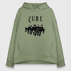Толстовка оверсайз женская The Cure - A Band, цвет: авокадо