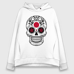 Женское худи оверсайз Japan skull