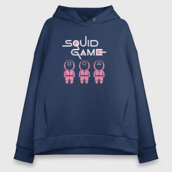 Толстовка оверсайз женская The Squid Game - Guardians, цвет: тёмно-синий