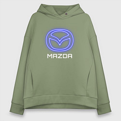 Толстовка оверсайз женская Mazda neon, цвет: авокадо