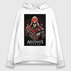 Женское худи оверсайз Assassins creed профиль игрока