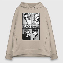 Толстовка оверсайз женская Нана Осаки, цвет: миндальный