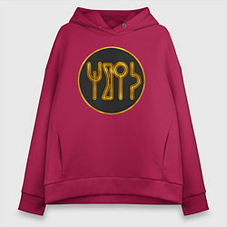 Толстовка оверсайз женская Химьяр из Total War: Attila, цвет: маджента