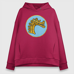 Толстовка оверсайз женская Даны из Total War: Attila, цвет: маджента