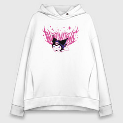 Толстовка оверсайз женская Милая Куроми, цвет: белый