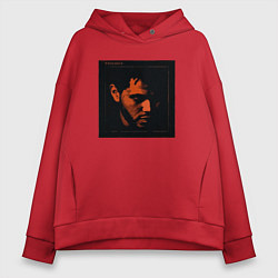 Толстовка оверсайз женская The Weeknd Trilogy, цвет: красный