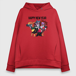 Женское худи оверсайз Friday Night Funkin - Happy New Year