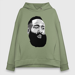 Толстовка оверсайз женская James Harden, цвет: авокадо