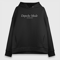Толстовка оверсайз женская Depeche Mode - Basildon, цвет: черный