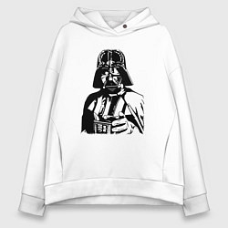 Толстовка оверсайз женская Лорд Вейдер, цвет: белый