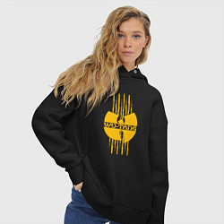 Толстовка оверсайз женская Wu-Tang tiger style, цвет: черный — фото 2