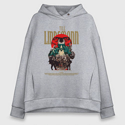 Толстовка оверсайз женская Линдеманн кукловод, цвет: меланж