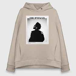 Толстовка оверсайз женская Abel Tesfaye presents, цвет: миндальный