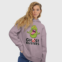 Толстовка оверсайз женская Ghostbusters - slimmer, цвет: сиреневый — фото 2