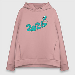 Толстовка оверсайз женская Art 2025, цвет: пыльно-розовый