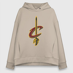 Толстовка оверсайз женская Cavaliers, цвет: миндальный