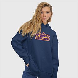 Толстовка оверсайз женская Basketball LA Lakers, цвет: тёмно-синий — фото 2