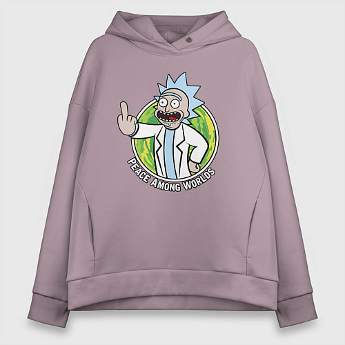 Женское худи оверсайз Vault Rick / Сиреневый – фото 1