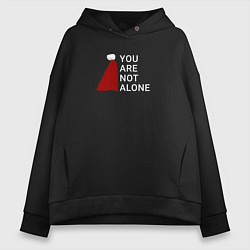 Толстовка оверсайз женская You are not alone - Рассказ служанки, цвет: черный