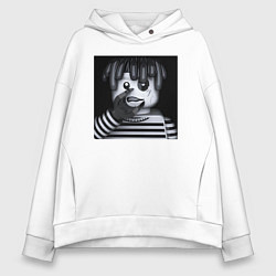 Толстовка оверсайз женская Denzel curry, цвет: белый
