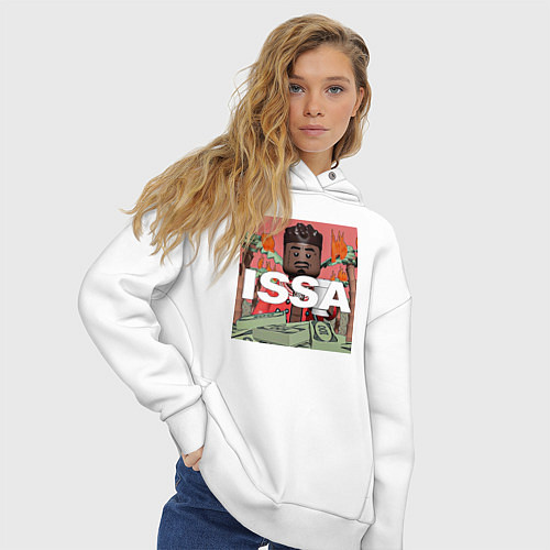 Женское худи оверсайз 21 savage / Белый – фото 3