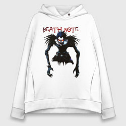 Толстовка оверсайз женская Death Note Ryuk - светлый, цвет: белый