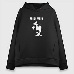 Толстовка оверсайз женская Tribute to Frank Zappa, цвет: черный