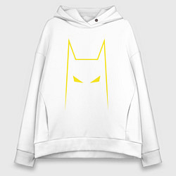 Толстовка оверсайз женская Batman minimalism, цвет: белый