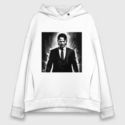 Толстовка оверсайз женская Киану, цвет: белый