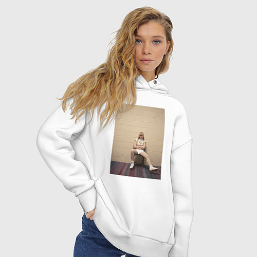 Женское худи оверсайз Тоня против всех / Белый – фото 3