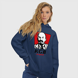 Толстовка оверсайз женская KGB: So Good, цвет: тёмно-синий — фото 2