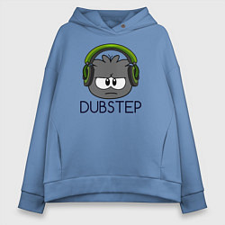 Толстовка оверсайз женская Dubstep Listener, цвет: мягкое небо