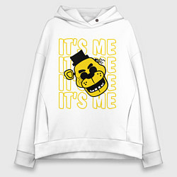 Толстовка оверсайз женская It's me Freddy, цвет: белый