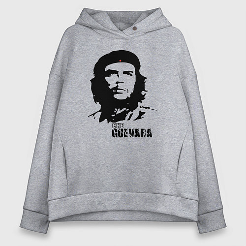 Женское худи оверсайз Эрнесто Че Гевара / Меланж – фото 1