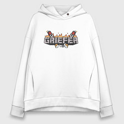 Толстовка оверсайз женская Griefer, цвет: белый