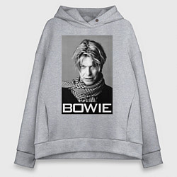 Толстовка оверсайз женская Bowie Legend, цвет: меланж