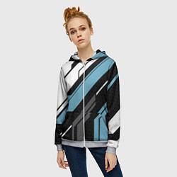 Толстовка на молнии женская Vulcan 2 0 - Вулкан, цвет: 3D-меланж — фото 2