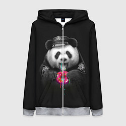 Женская толстовка на молнии Donut Panda