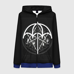 Толстовка на молнии женская BMTH: Rain Symbol, цвет: 3D-синий