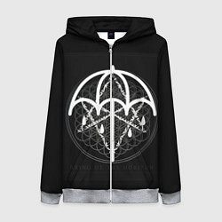 Женская толстовка на молнии BMTH: Rain Symbol